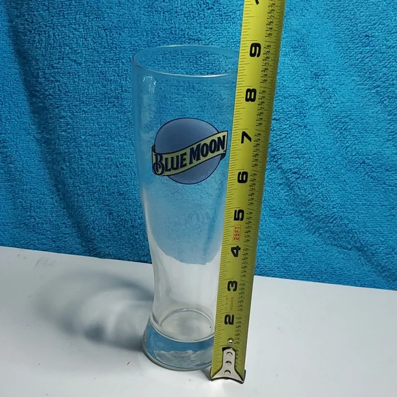Blue Moon Beer Brewery Large Pilsner Drinking Beer Glass - Picture 5 of 5